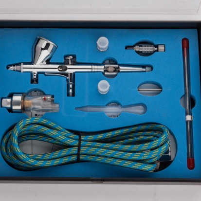 供应原装0.2口径9cc上壶喷笔套装 TD-180K