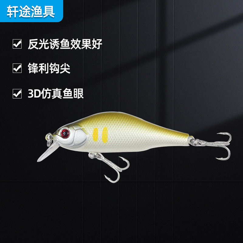 8.8g8cm Centro de Transferencia de gravedad Mino tiro largo agua flotante Luya cebo al aire libre pesca al aire libre al por mayor Luya falso cebo duro cebo