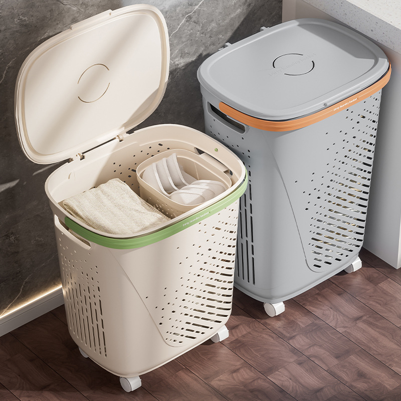 Cesta de ropa sucia Cesta de almacenamiento de ropa sucia Cesta de almacenamiento de artículos mágicos Cesta de almacenamiento de baño con mano