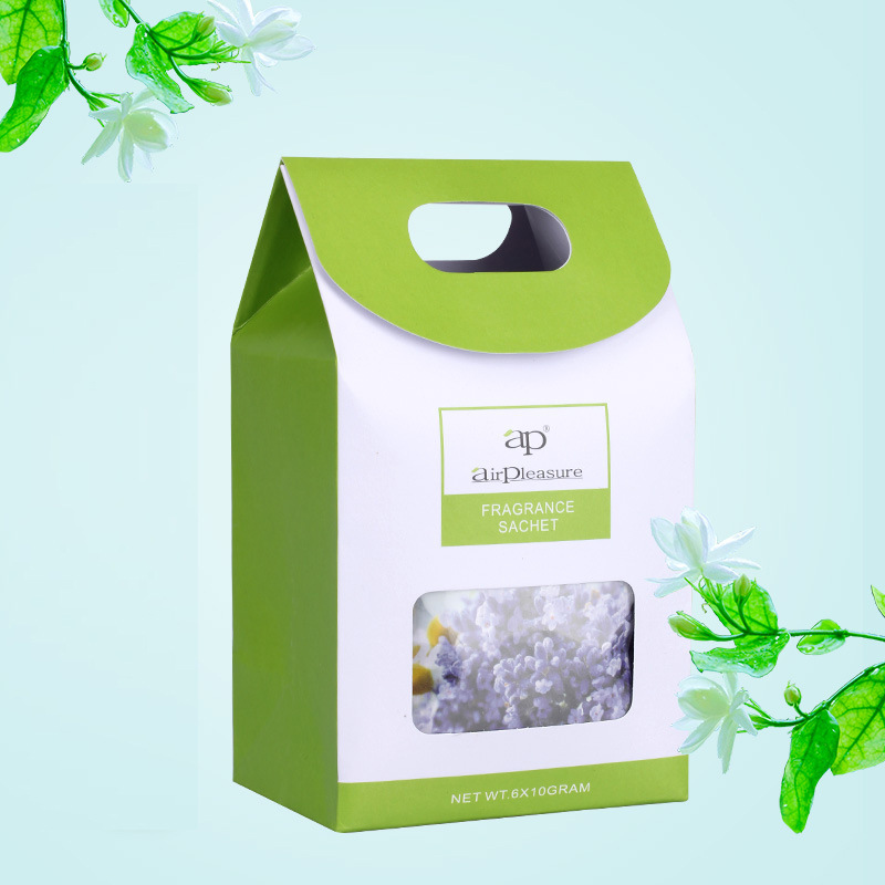 Factory wholesale aromatherapy bag vermiculite sachet 10g wardrobe deodorizing rose essential oil sachet sachet gift pack