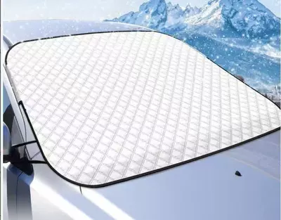 and Heat Insulation Car Cover, Thickened – Car clothing - hatchback-silver-thickened-with-magnets-and-no-ears