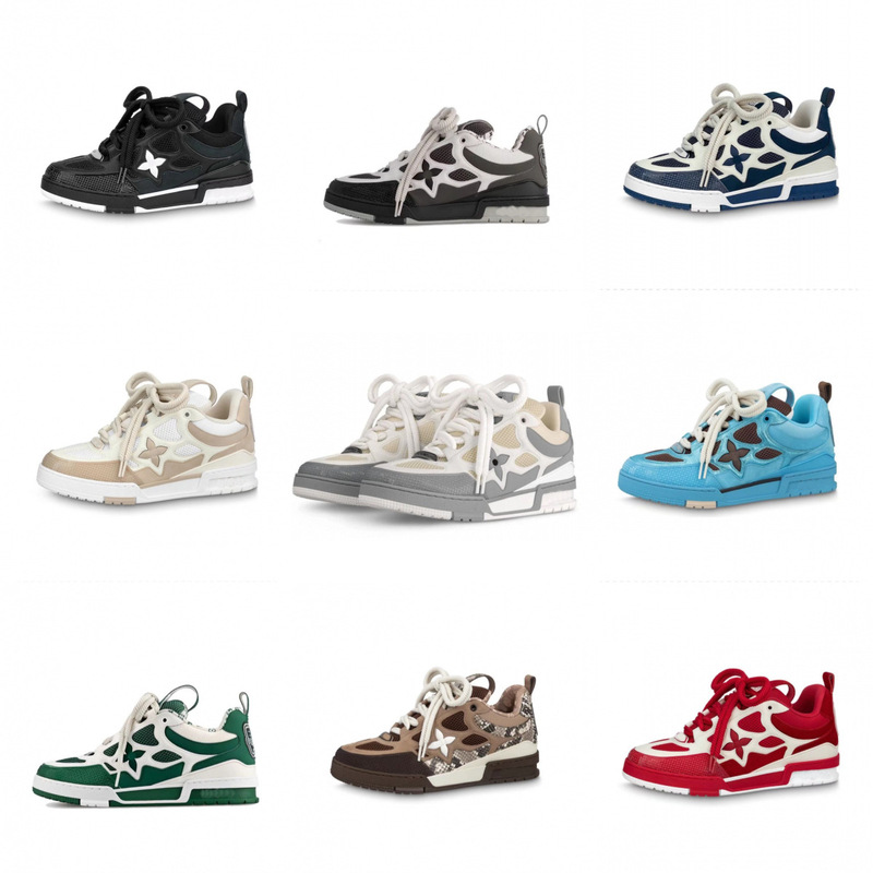 European Foreign Trade Men's and Women's Loafers Couple Style Height-Increasing Thick-Soled Dad Shoes Fashion Versatile Sneakers Board Shoes