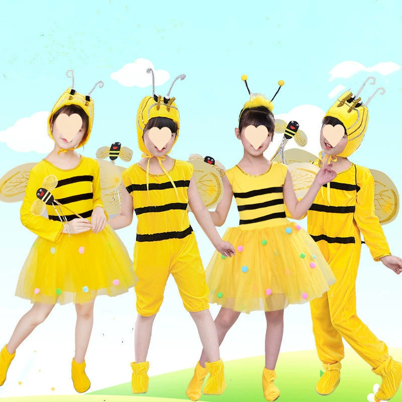 Детские костюмы для выступлений, танцевальные костюмы «Маленькая пчелка», детские костюмы с героями мультфильмов для детского сада, детские костюмы с животными, костюмы для выступлений