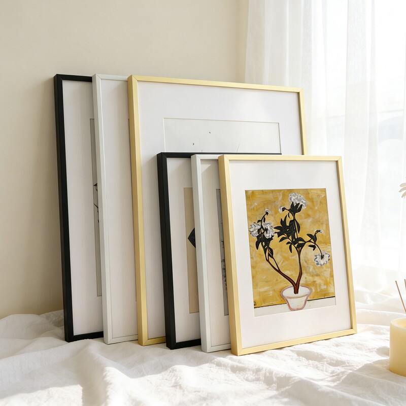 Narrow-edge aluminum alloy picture frame, poster frame, oil painting frame, art work framing 60*90, wholesale and custom-made Narrow-edge aluminum alloy picture frame, poster frame, oil painting frame, art work framing 60*90, wholesale and custom-made
