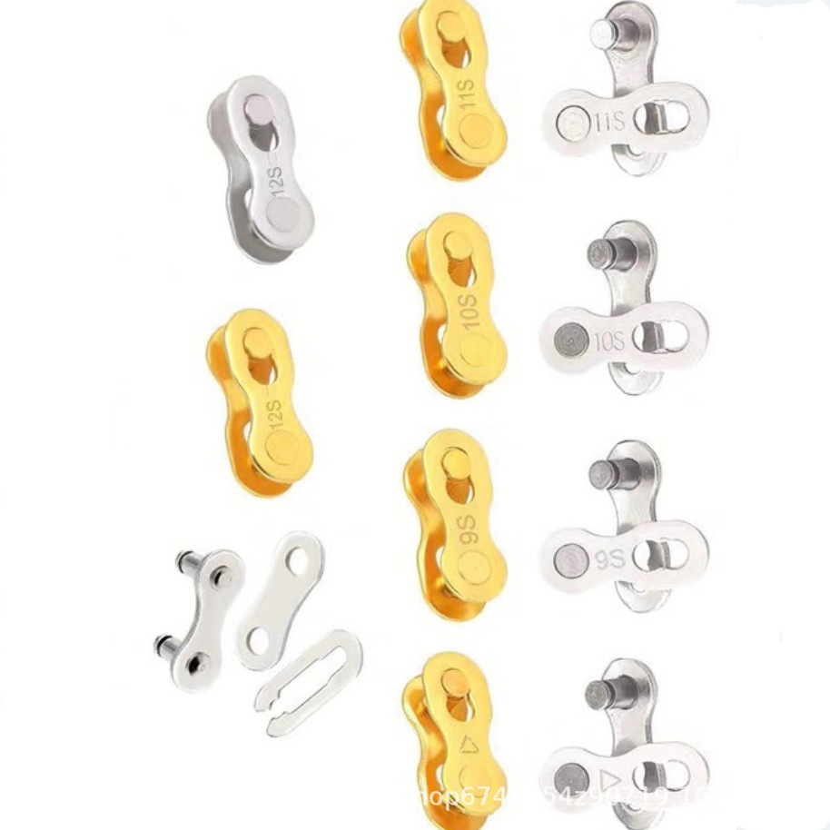 Cadena de bicicleta de carretera de montaña hebilla mágica 8/9/10 velocidad hebilla de liberación rápida 24/27/30 velocidad desmontaje hebilla conector