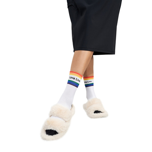 Spring and Summer Running Exercise Yoga Fitness Socks for Women, Colorful and Versatile Mid-Calf Socks, Elastic Outdoor Casual Striped Socks