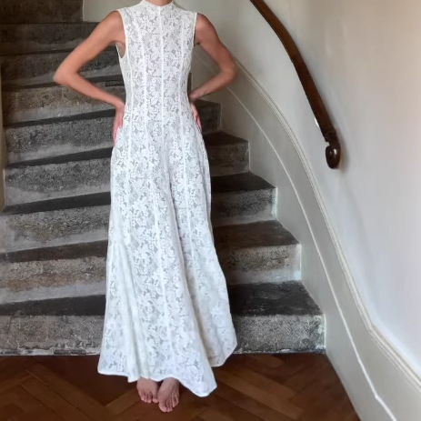 Small design summer lace fitted elegant dress
