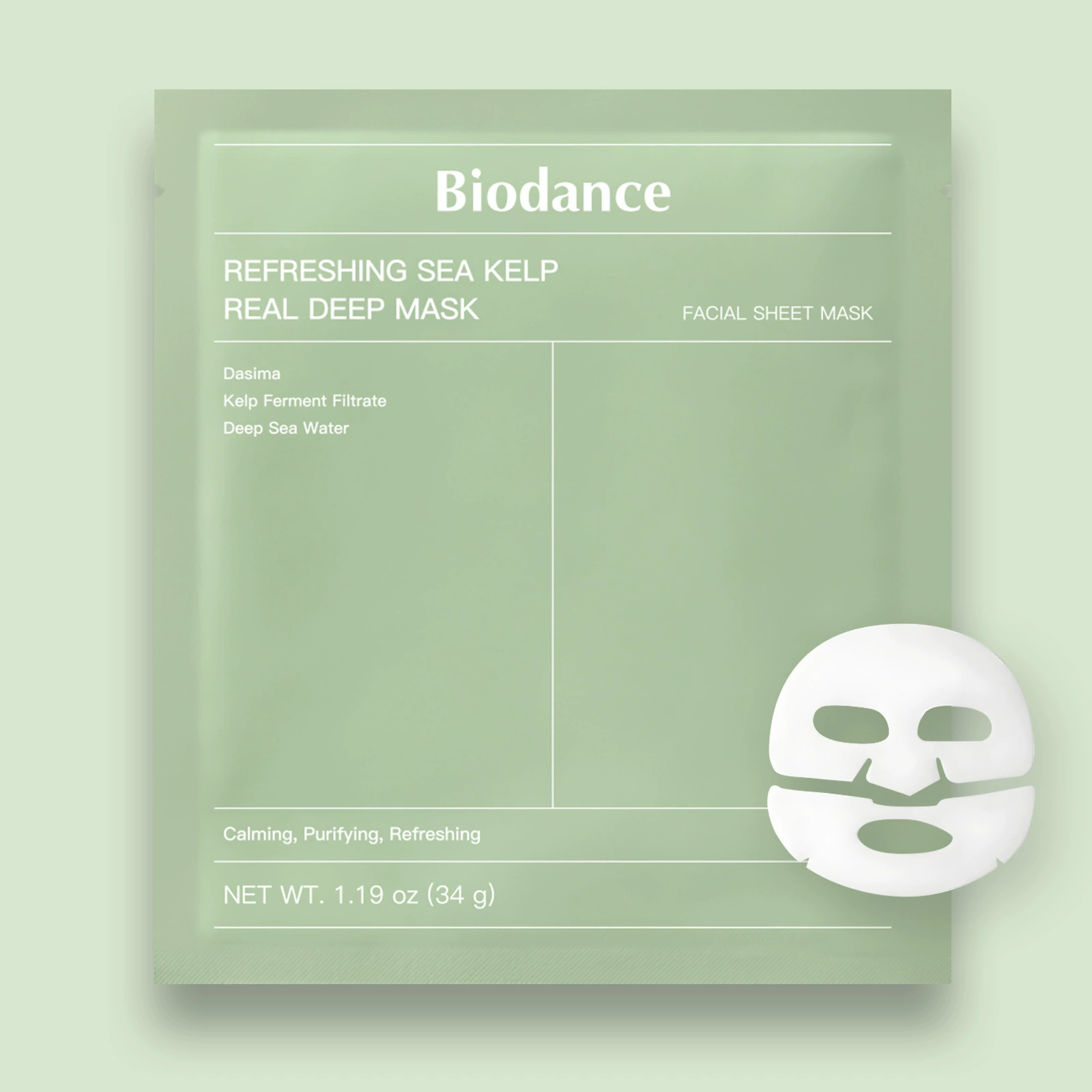 Био-коллагеновая тканевая маска для лица (Biodance) — корейская увлажняющая маска, 1 шт. или коробка 4 шт.