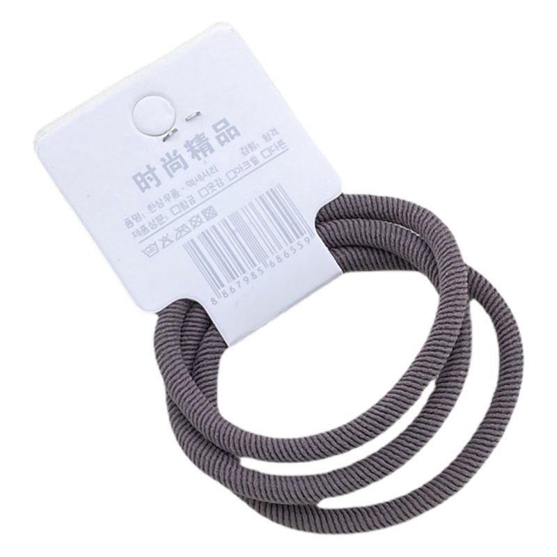 Estilo coreano nueva banda de pelo de la tarjeta al por mayor de alta banda de goma elástica chica giro cabeza tejida cuerda alta Cola de Caballo cuerda de pelo accesorios para el cabello