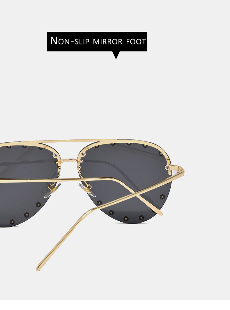 60g Weight Half Frame Glasses Structure Sunglasses Classification PC, UV400 Protection Lens Material toad glasses Glasses Style Outdoor, Beach Occasion Geometric Pattern Unisex Gender Vintage Style, Classic Style Style Vintage Style Classic Style Geometric PC UV400 Protection Toad Glasses Half Frame Women's Sunglasses 7