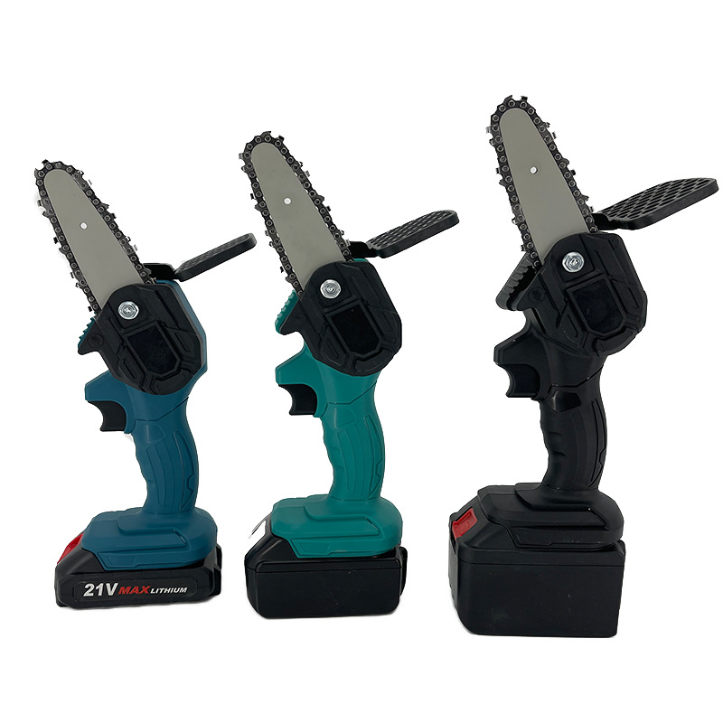 Tian CRechargeable Wireless Mini Electric Chain Saw Woodworking Saw Single Hand Electric Saw Garden Logging Saw Lithium Battery