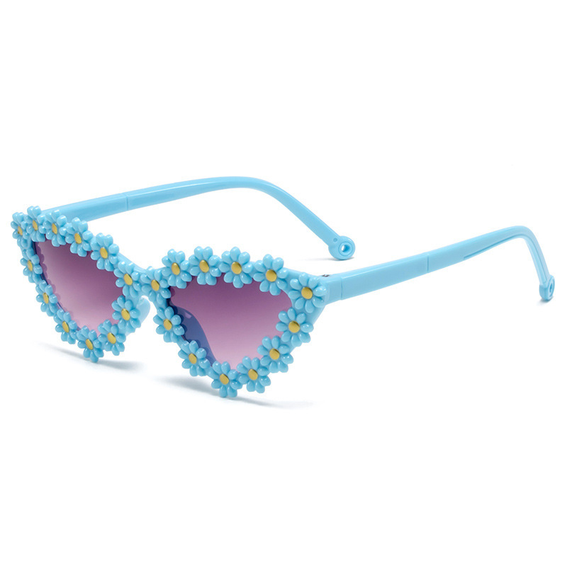 Niños gafas de sol flores niñas gafas de sol bebés 1 - 6 años de sombra lindas margaritas gafas de sol en stock al por mayor