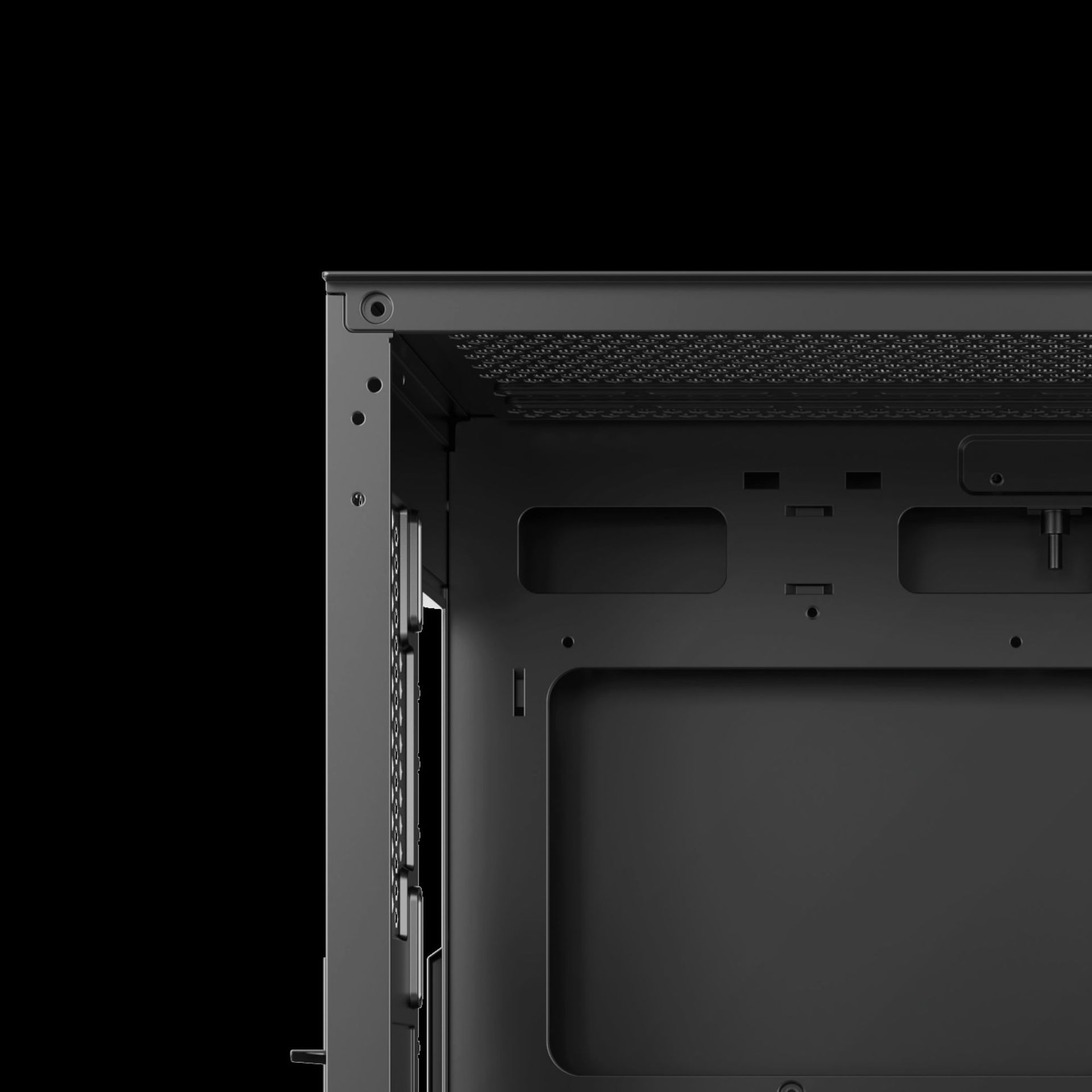 Computer case Amazon Beta 3, wide‑body mesh front, tempered glass, water‑cooling ready