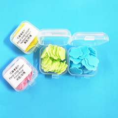 Portable Hand Soap Sheet Box, Travel Mini Flower Petal Scented Soap Sheets, Student Single Use, Pocket-Sized