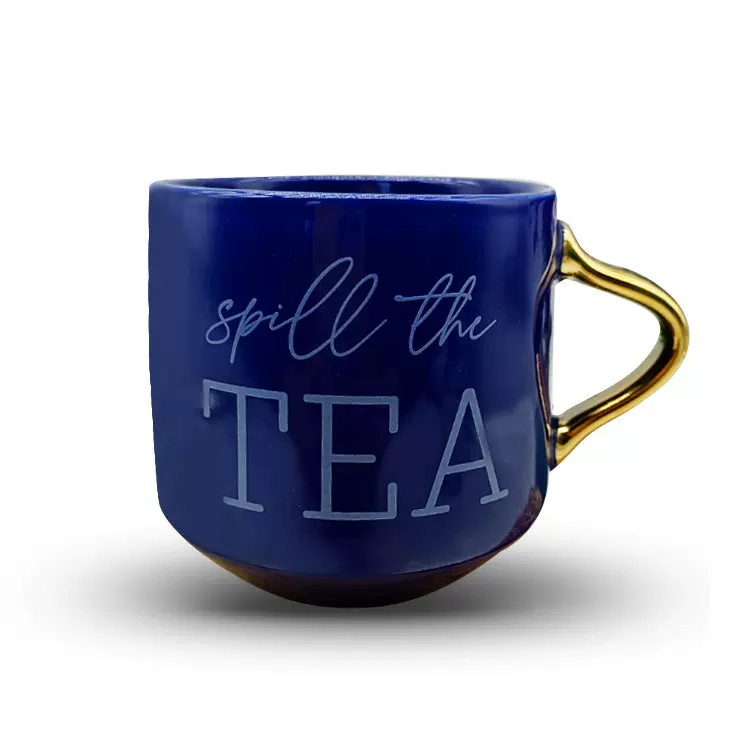 北欧咖啡杯描金边手柄陶瓷杯创意马克杯定制简约时尚学生情侣杯子