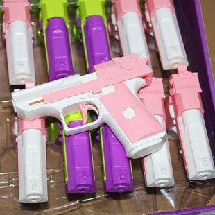 Boys' Toys Water Gun Back-Bore Water Gun Water Play Toys Radish Gun Glock Water Gun 2 yuan Toy Batch