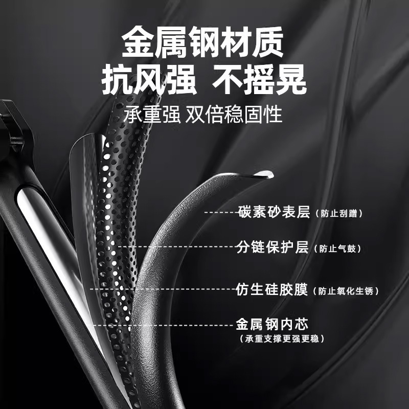 厂家批发手机直播支架便携户外摄影多功能通用三脚架加厚磨砂灯架 - 5