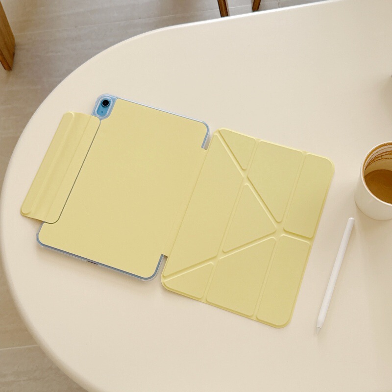 2025适用ipad11代磁吸双面夹保护套Y折air11防摔防弯柠檬黄平板壳|undefined