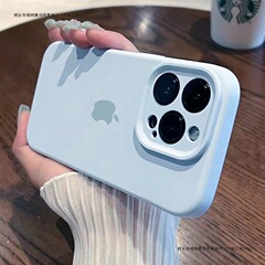 适用于镜头全包苹果15手机壳16液态硅胶iPhone13男女同款14软壳