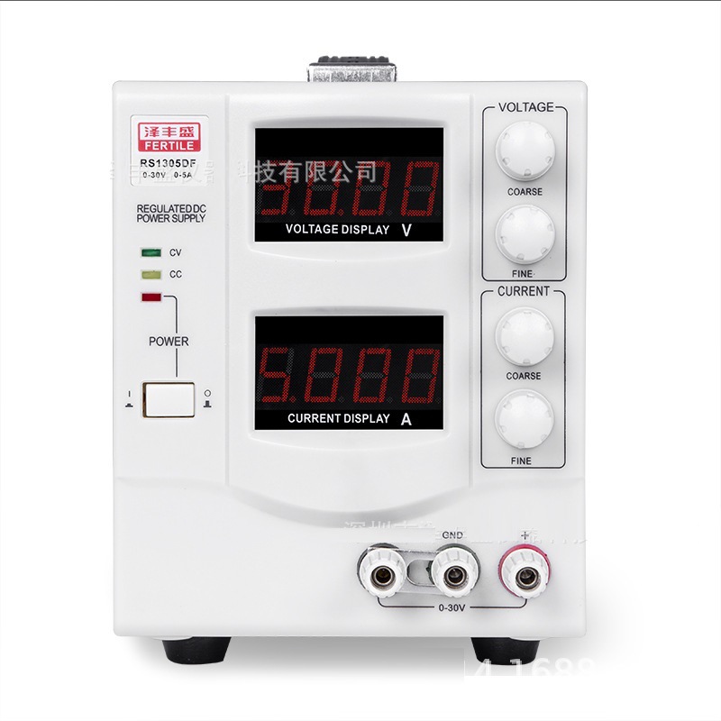 泽丰盛RS1303DF/RS1305DF可调直流电源4位显示30V3A,30V5A恒流源