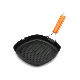Folding baking pan non-stick pan outdoor portable outdoor picnic frying pan steak frying pan barbecue plate gas induction cooker