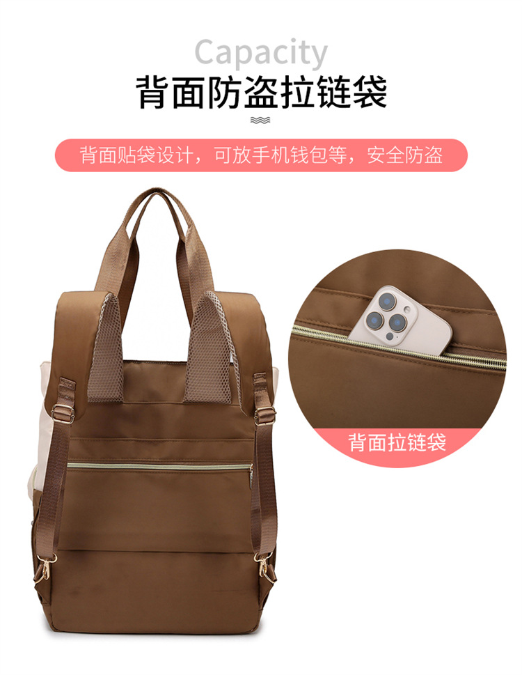 New fashionable and multi-functional mom bag, large-capacity mother and baby bag, travel backpack, single-shoulder bag, handbag undefined