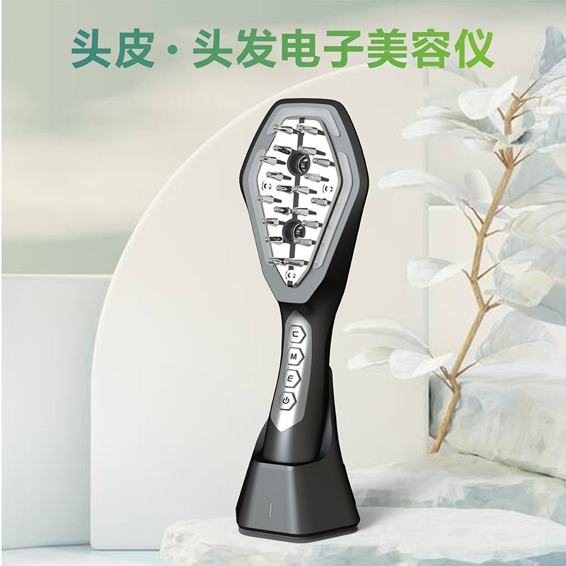 심천 다기능 스프레이 마사지 뷰티 케어 스트레이트 헤어 빗 부정적인 이온 없음 머리 손상 무선 전기 헤어 빗