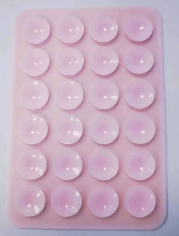Silicone Phone Holder Pad — Double-Sided Non-Slip Rectangular Adhesive Grip, 8×5.5×0.25 cm
