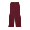 Wine Red Pants A03