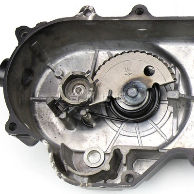 Motorcycle engine and accessories: cover Assembly foot start side