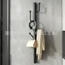 跨境铁艺衣帽架壁挂简约挂衣架客厅衣帽收纳架衣帽包展示收纳架