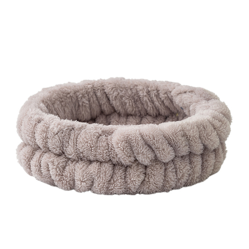 23# dark brown hair tie with three elastics