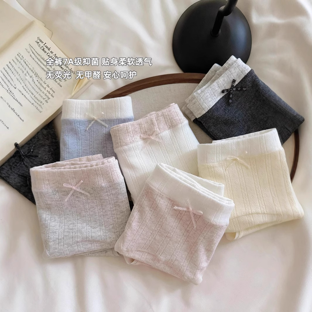 10A Antibacterial Women's Underwear Girls' Pure Cotton Briefs 2025 New Type a Baby Cotton Summer Thin Shorts