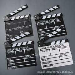 Clapperboard filming movie set on-site director's board wooden photography building taking props creative decoration ornament