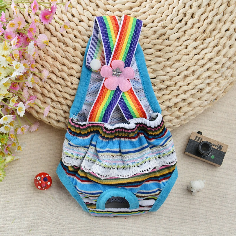 Los fabricantes de suministros para mascotas venden nuevos pantalones fisiológicos lindos pantalones para perros pantalones menstruales de peluche