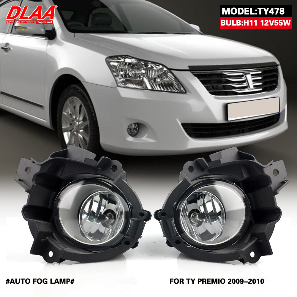 Aplicable a Toyota 10 - 15 años de luz corona delantera conjunto de lámpara de niebla de automóviles importados luces diurnas premium lámpara de barra