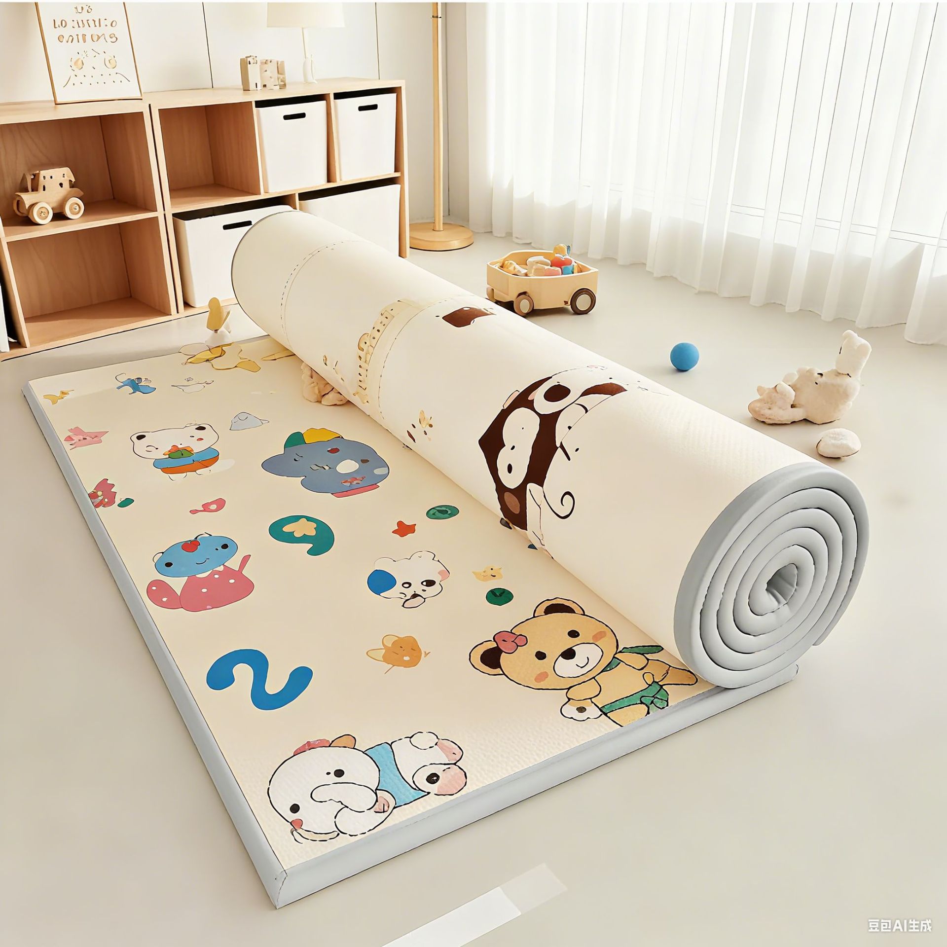 Baby crawler cojín dormitorio grueso crawler cojín de espuma doméstica entera cojín de suelo para niños cojín de juego cojín de rollo EPE cojín