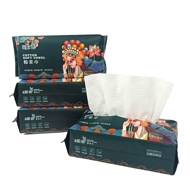 cotton fluorescence wet wipes for face washing, birthday gift