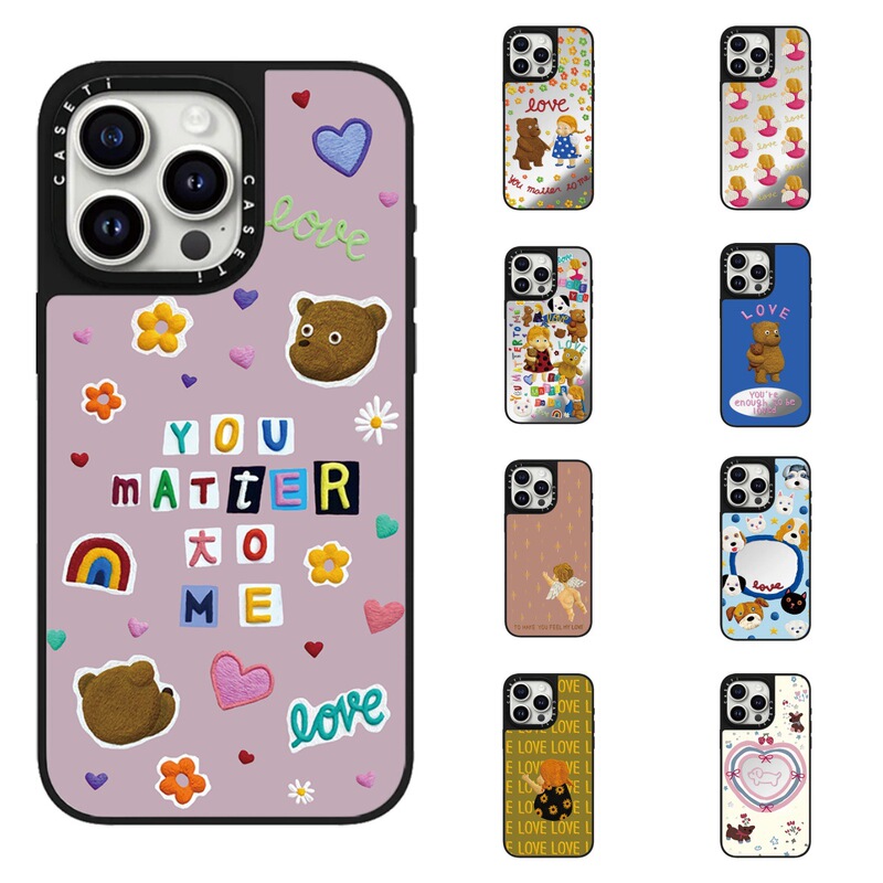 Magsafe Magnetic Cherry Heart Dog Suitable for Apple 17Promax Mobile Phone Case Iphone16Promax Protection