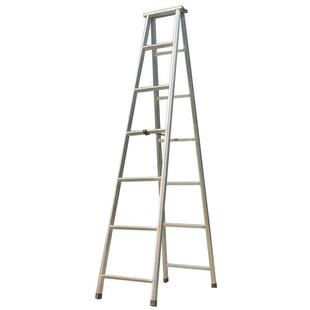 Widened and Thickened Ladder, Multifunctional Galvanized Iron Dual-Purpose Ladder, Straight Ladder, Stamped Folding Household Telescopic Engineering