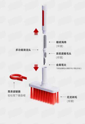 Keyboard Cleaning Brush for Laptops, Multifunctional Dust Removal Tool, Soft Bristle Brush