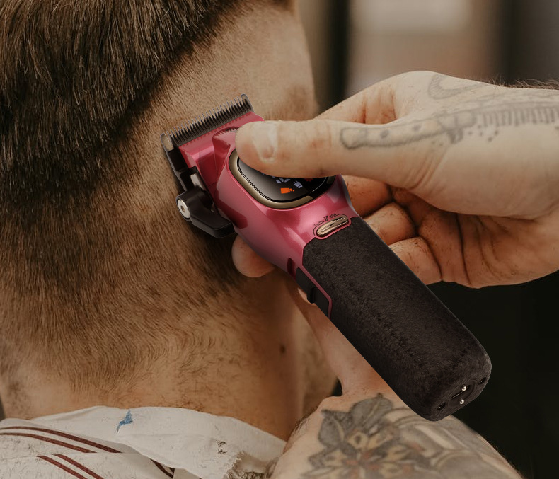 Professional Electric Hair Clipper Set With Charging Base_voghion.com