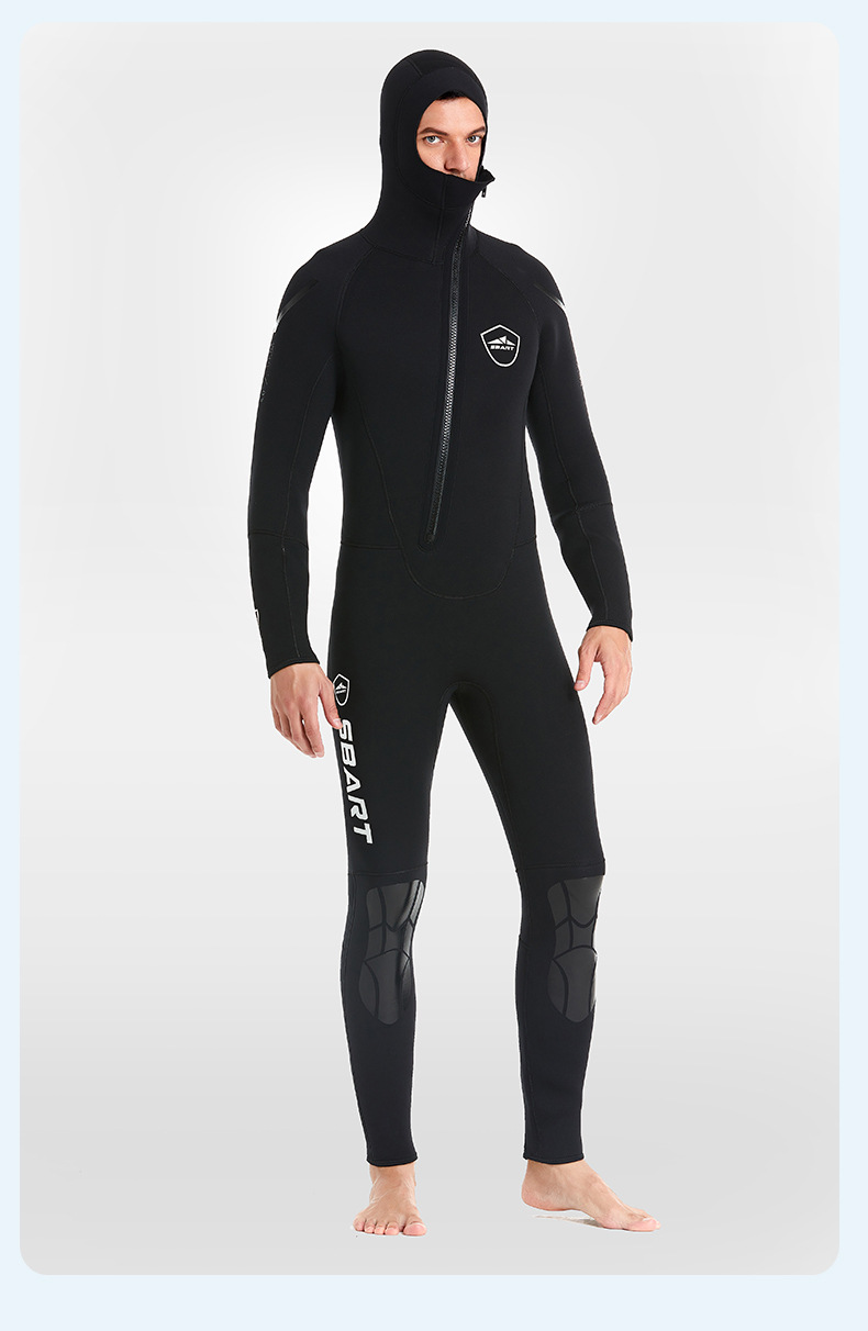 Männer 5mm Neopren Neopren anzüge Ganzkörper-Tauchanzug Schnorcheln Surfen Schwimmen Langarm halten warmes Wasser Neopren anzüge – Detail 13