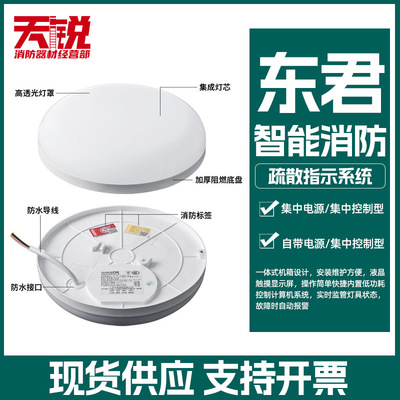 東君照明LED吸頂燈消防照明應急燈應急照明燈指示燈消防吸頂燈