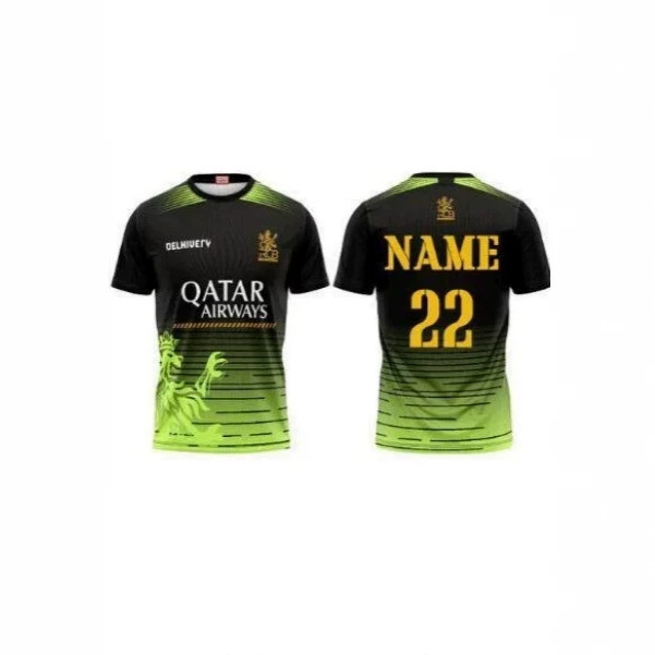 2025-2026 Rcb Cricket 3D T-Shirt with Print, Made with Sublimation Quick-Dry Material