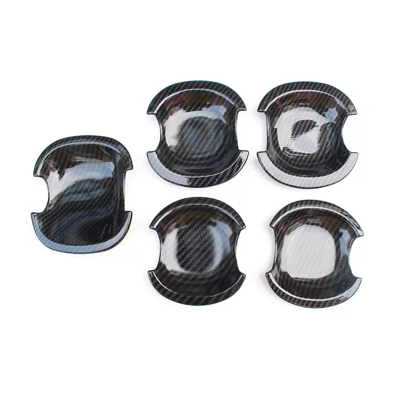 Special for 2009-2012 Toyota RAV4 outer handle door handle abs electroplating carbon fiber pattern appearance accessories