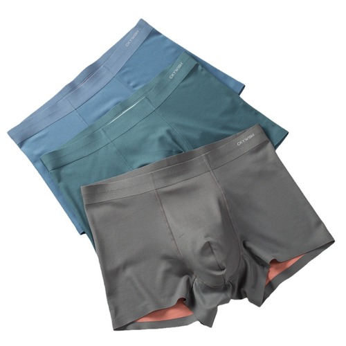 Zhejin Style 100-Piece Double-Sided Modal Men's Underwear, Silk-Antibacterial Breathable Men's Underwear, Seamless Men's Briefs Wholesale