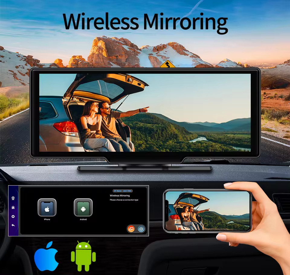 Hot Sale 11.26inch Smart Car Screen Support Carplay/Android Auto Wireless Navigation Reversing Image