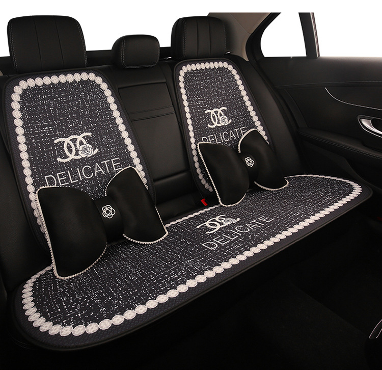 Luxury and stylish car seat cushion, no need to tie, non-slip, does not block airbags, suitable for all seasons, popular online model