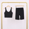 Black vest, trousers